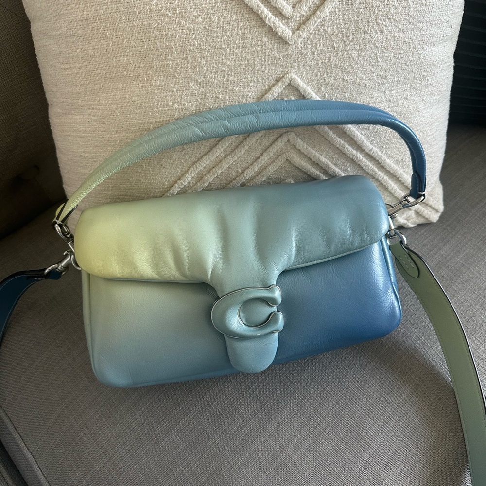 Coach Blue Ombre Pillow Tabby Bag